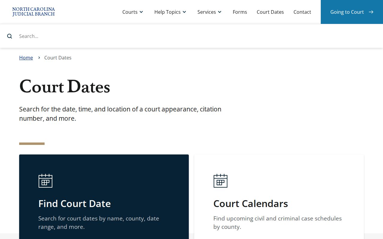 Hickory people search by name citation and county court date